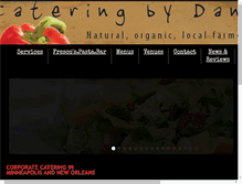 Tablet Screenshot of cateringbydani.com